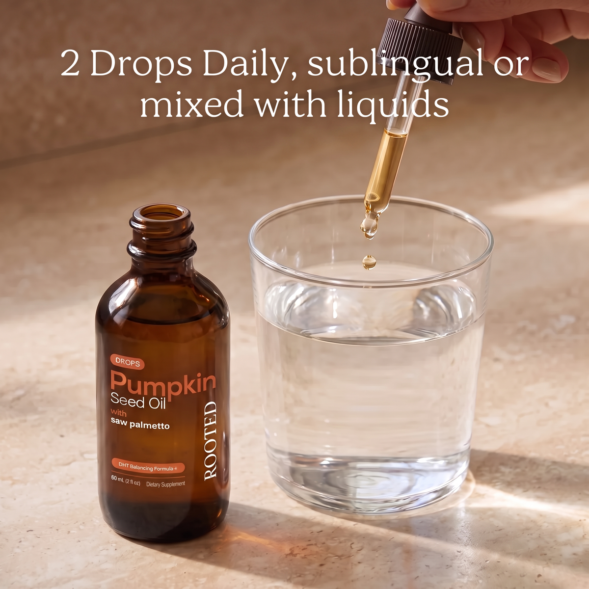 Rooted Pumpkin Seed Oil Drops