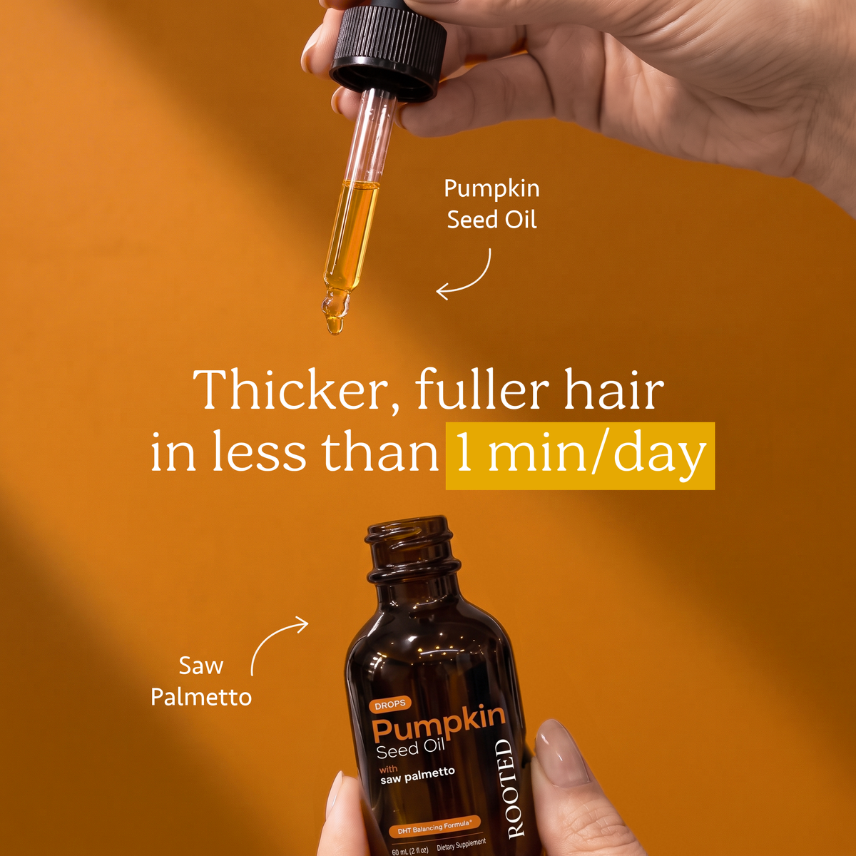 Rooted Pumpkin Seed Oil Drops